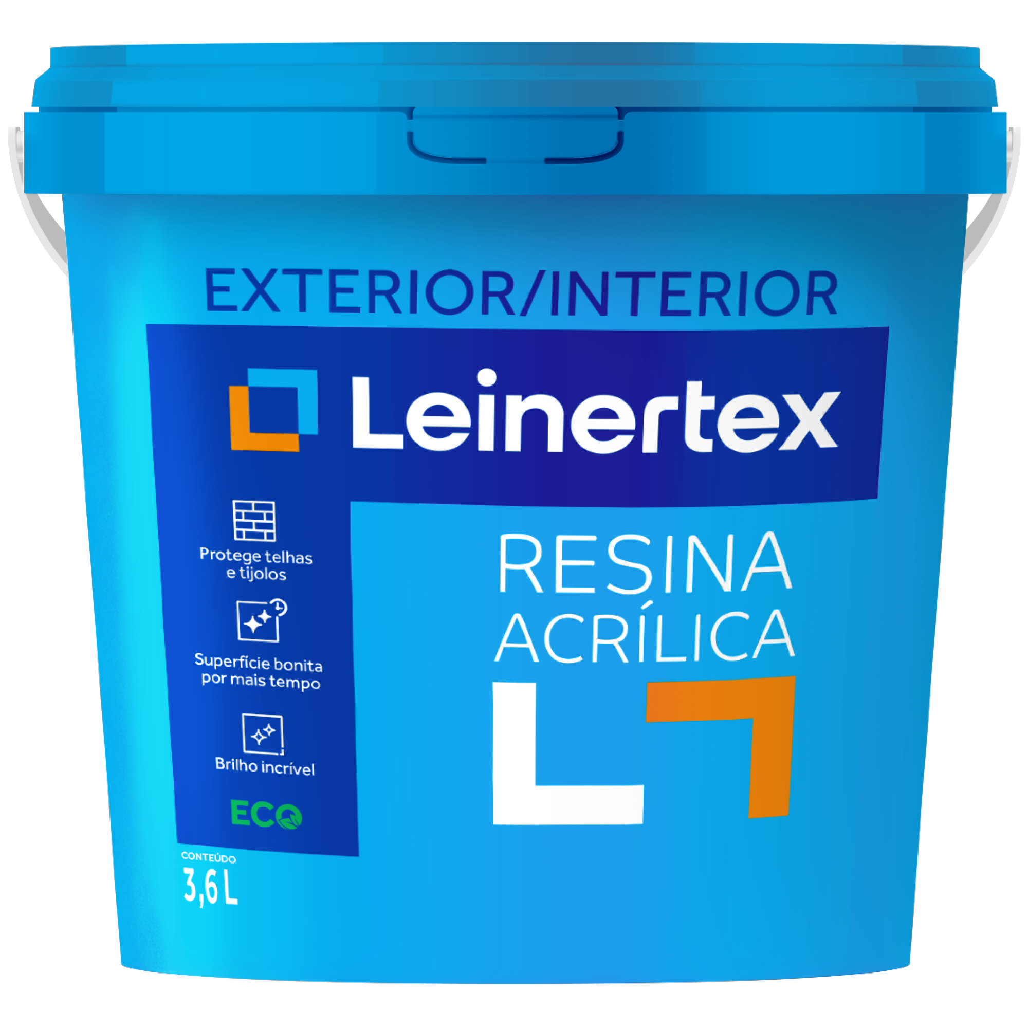 Resina Acrílica Galão Plástico 3,6L