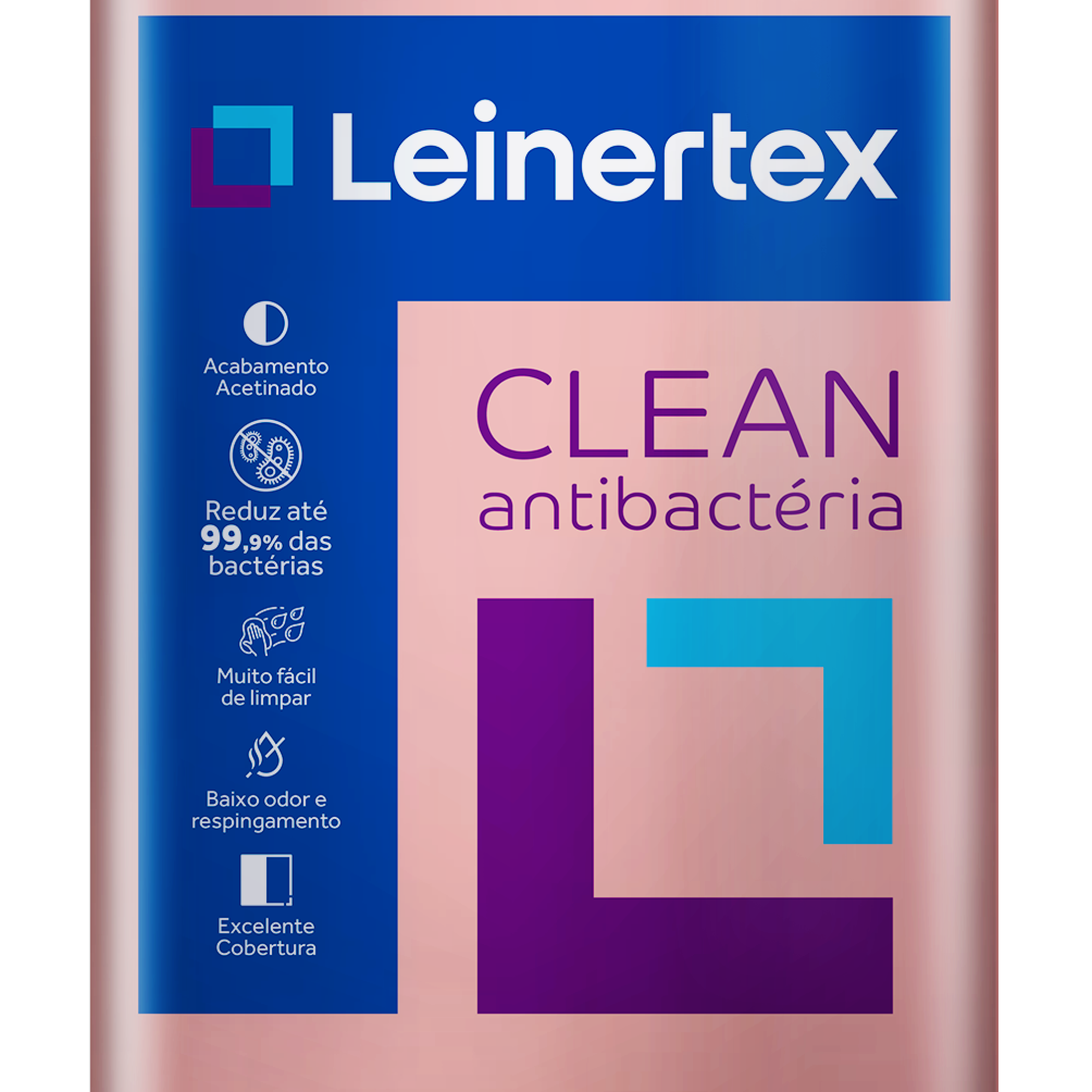 Tinta Acrílica Clean Antibactéria Lata 18L