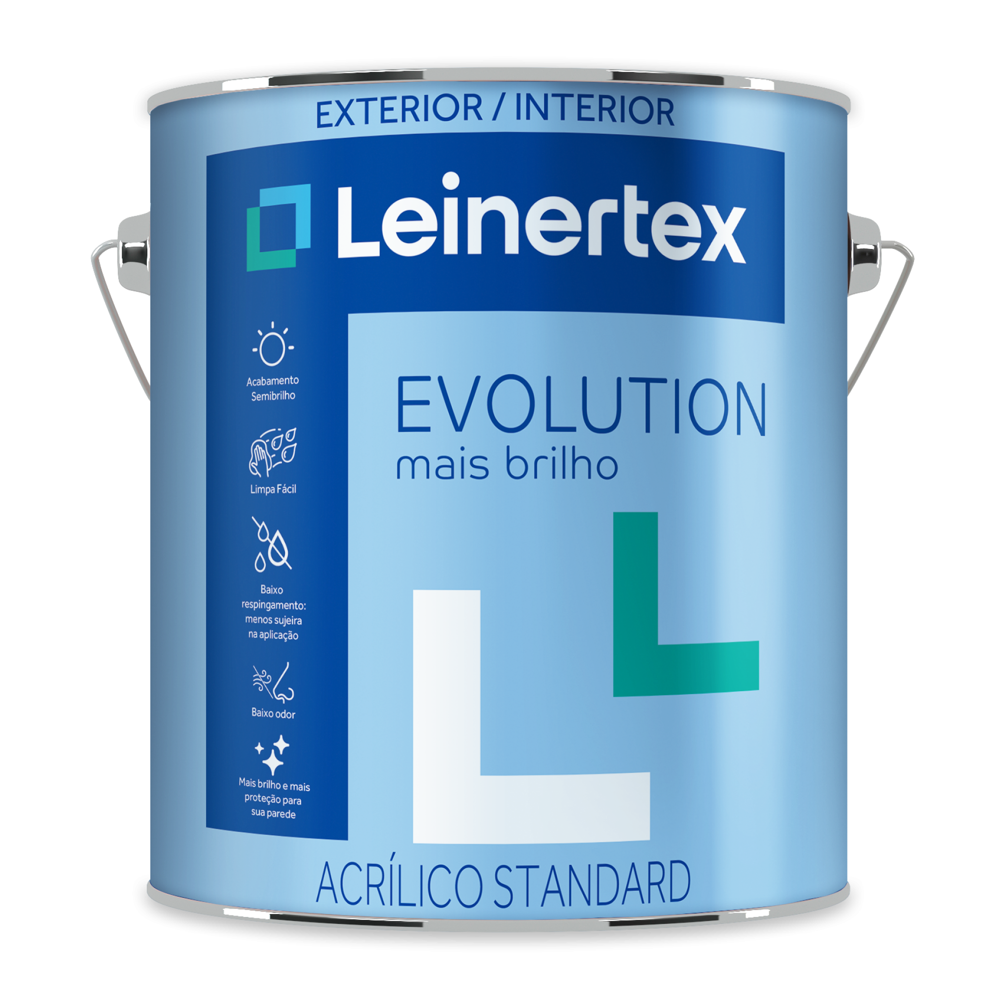 Tinta Acrílica Evolution Mais Brilho Galão 3,6L